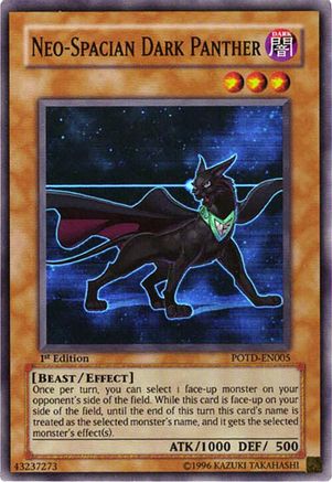 Neo-Spacian Dark Panther (POTD-EN005) - Power of the Duelist Unlimited