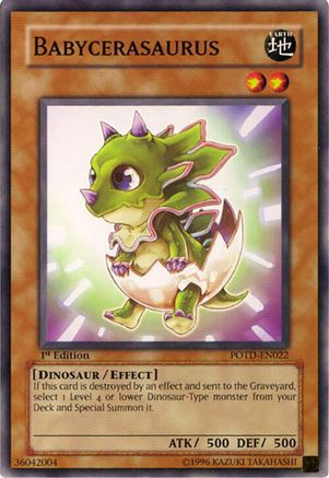 Babycerasaurus (POTD-EN022) - Power of the Duelist Unlimited