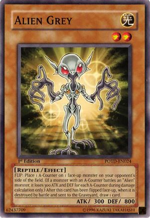 Alien Grey (POTD-EN024) - Power of the Duelist 1st Edition