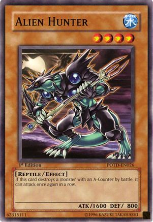 Alien Hunter (POTD-EN026) - Power of the Duelist 1st Edition