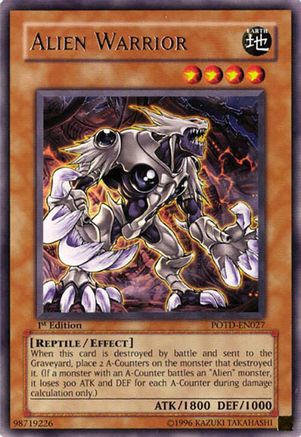 Alien Warrior (POTD-EN027) - Power of the Duelist 1st Edition