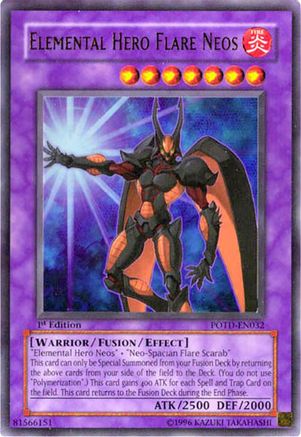 Elemental Hero Flare Neos (POTD-EN032) - Power of the Duelist 1st Edition