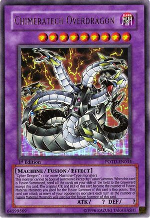 Chimeratech Overdragon (POTD-EN034) - Power of the Duelist 1st Edition