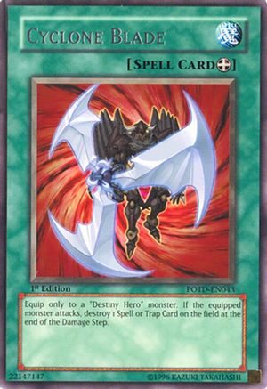 Cyclone Blade (POTD-EN043) - Power of the Duelist 1st Edition