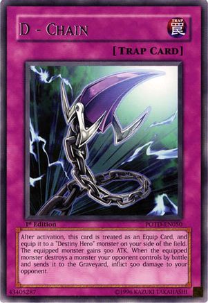 D - Chain (POTD-EN050) - Power of the Duelist 1st Edition