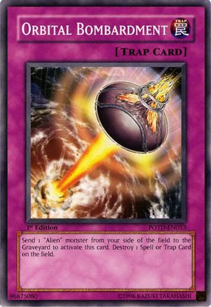 Orbital Bombardment (POTD-EN053) - Power of the Duelist 1st Edition