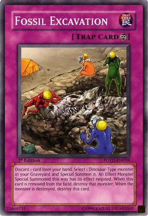 Fossil Excavation (POTD-EN058) - Power of the Duelist Unlimited