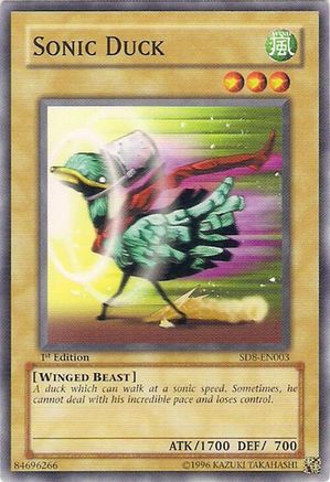 Sonic Duck (SD8-EN003) - Structure Deck: Lord of the Storm Unlimited