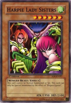 Harpie Lady Sisters (SD8-EN007) - Structure Deck: Lord of the Storm Unlimited