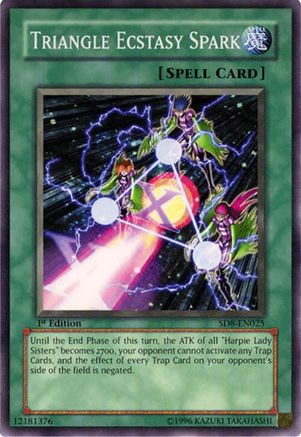 Triangle Ecstasy Spark (SD8-EN025) - Structure Deck: Lord of the Storm Unlimited