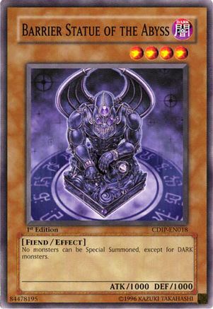 Barrier Statue of the Abyss (CDIP-EN018) - Cyberdark Impact Unlimited