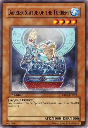 Barrier Statue of the Torrent (CDIP-EN019) - Cyberdark Impact 1st Edition