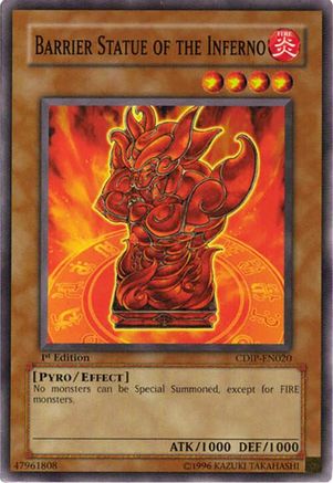 Barrier Statue of the Inferno (CDIP-EN020) - Cyberdark Impact Unlimited