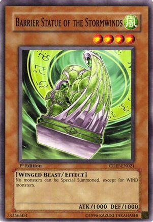 Barrier Statue of the Stormwinds (CDIP-EN021) - Cyberdark Impact Unlimited