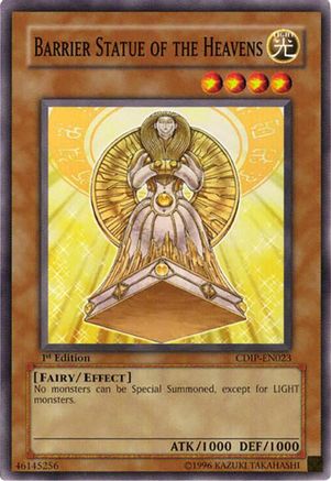 Barrier Statue of the Heavens (CDIP-EN023) - Cyberdark Impact 1st Edition