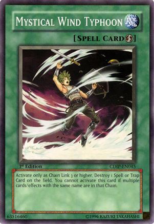 Mystical Wind Typhoon (CDIP-EN045) - Cyberdark Impact 1st Edition