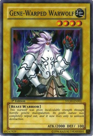 Gene-Warped Warwolf (STON-EN001) - Strike of Neos 1st Edition