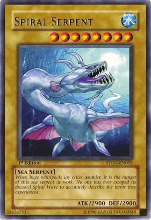 Spiral Serpent (STON-EN003) - Strike of Neos 1st Edition