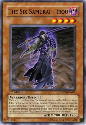 The Six Samurai - Irou (STON-EN012) - Strike of Neos 1st Edition