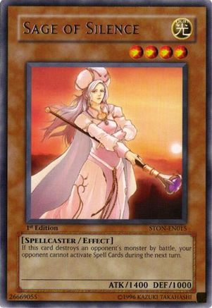 Sage of Silence (STON-EN015) - Strike of Neos Unlimited