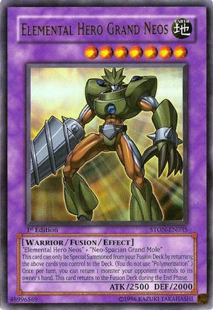 Elemental Hero Grand Neos (STON-EN035) - Strike of Neos Unlimited