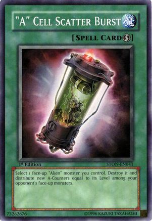 "A" Cell Scatter Burst (STON-EN041) - Strike of Neos 1st Edition
