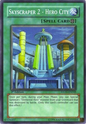 Skyscraper 2 - Hero City (STON-EN048) - Strike of Neos 1st Edition