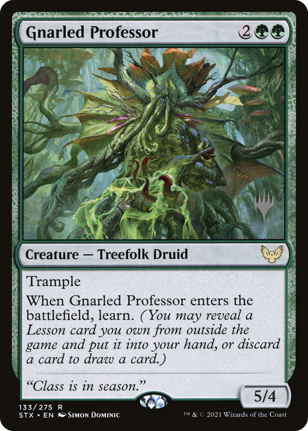 Gnarled Professor (PPSTX-133) - Strixhaven: School of Mages Promos Foil
