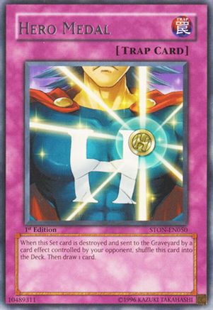 Hero Medal (STON-EN050) - Strike of Neos 1st Edition