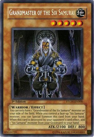 Grandmaster of the Six Samurai (STON-EN000) - Strike of Neos Unlimited