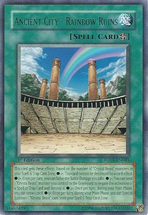 Ancient City - Rainbow Ruins (FOTB-EN045) - Force of the Breaker Unlimited