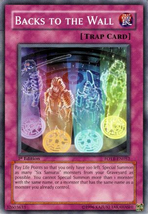 Backs to the Wall (FOTB-EN052) - Force of the Breaker Unlimited