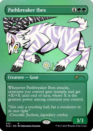 Pathbreaker Ibex (Foil Etched) (SLD-307) - Secret Lair Drop Series Foil