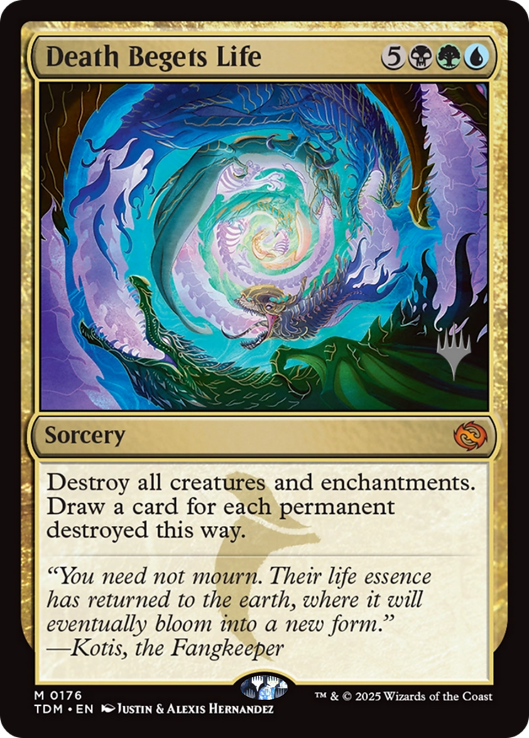 Death Begets Life (PPTDM-176) - Promo Pack: Tarkir: Dragonstorm Foil