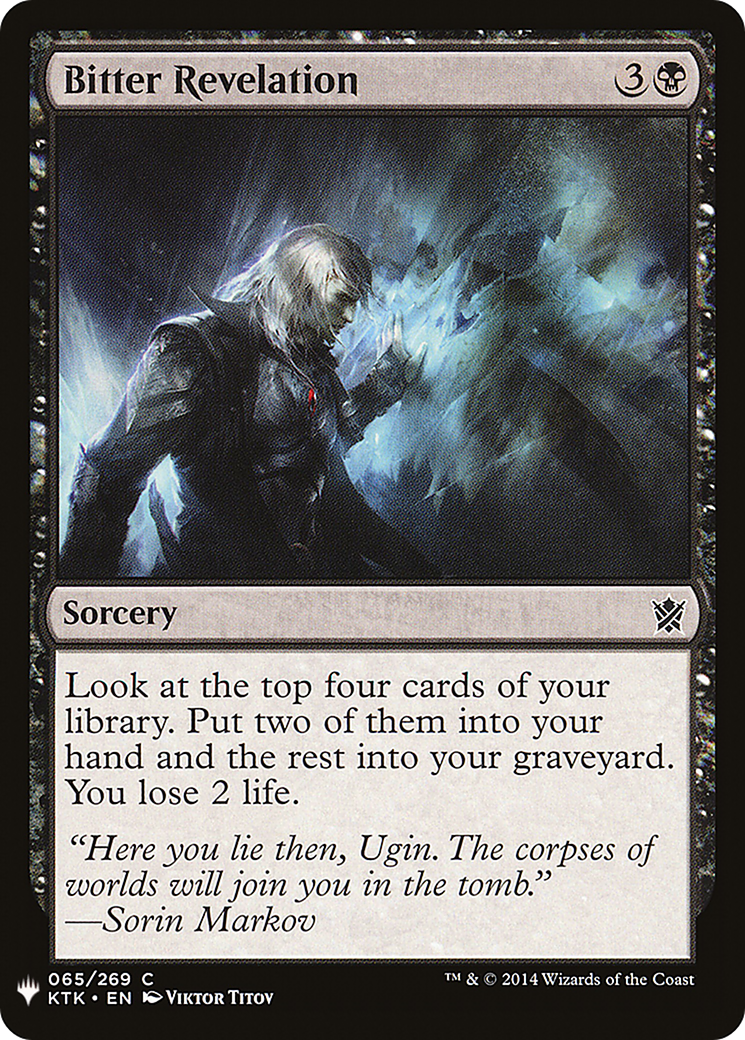 Bitter Revelation (LIST-065) - The List