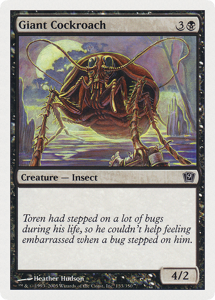 Giant Cockroach (9ED-133) - 9th Edition