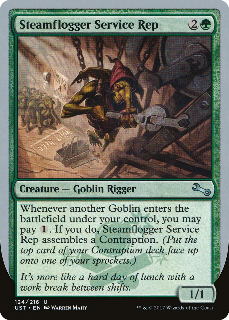 Steamflogger Service Rep (UST-124) - Unstable