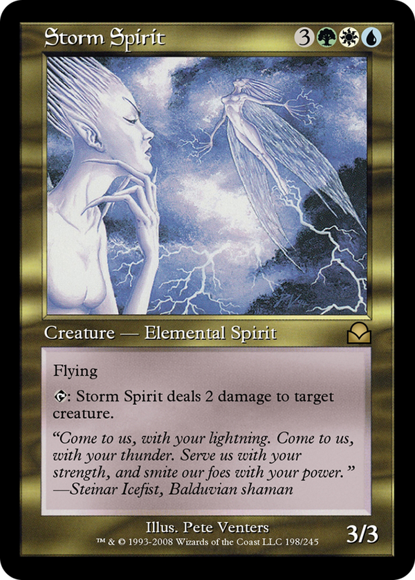 Storm Spirit (ME2-198) - Masters Edition II Foil