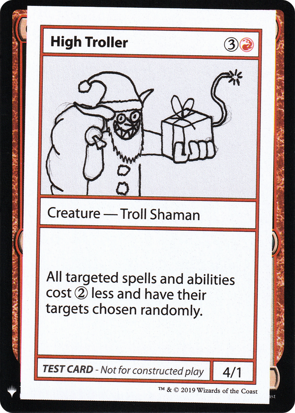 High Troller (CMB1-) - Mystery Booster Playtest Cards 2019