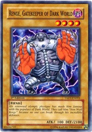 Renge, Gatekeeper of Dark World (TAEV-EN003) - Tactical Evolution Unlimited