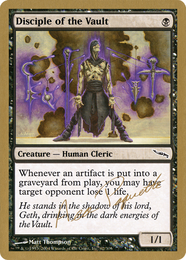 Disciple of the Vault - 2004 Aeo Paquette (MRD) (WCD-) - World Championship Decks 2004