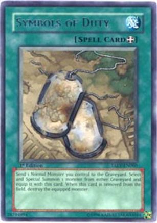 Symbols of Duty (TAEV-EN060) - Tactical Evolution 1st Edition