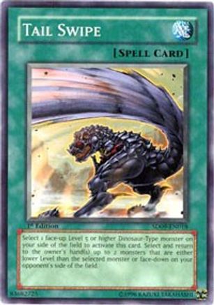 Tail Swipe (SD09-EN018) - Structure Deck: Dinosaur's Rage 1st Edition