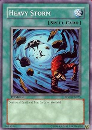 Heavy Storm (SD09-EN025) - Structure Deck: Dinosaur's Rage 1st Edition