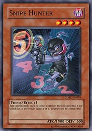 Snipe Hunter (SDRL-EN018) - Structure Deck: Rise of the Dragon Lords 1st Edition
