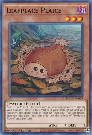 Leafplace Plaice (BACH-EN029) - Battle of Chaos 1st Edition