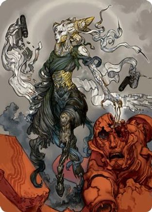 Tamiyo, Compleated Sage Art Card (ASNEO-076) - Art Series: Kamigawa: Neon Dynasty