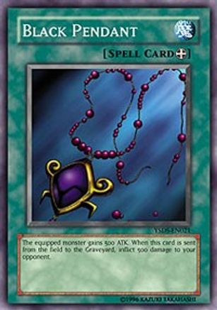 Black Pendant (YSDS-EN021) - Starter Deck: Syrus Truesdale Unlimited