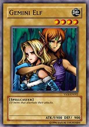 Gemini Elf (YSDJ-EN002) - Starter Deck: Jaden Yuki 1st Edition