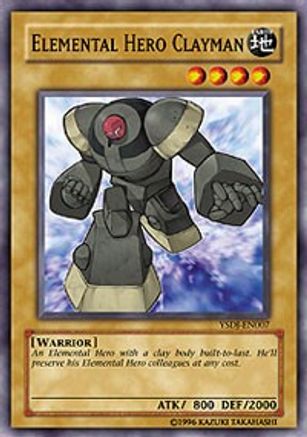 Elemental HERO Clayman (YSDJ-EN007) - Starter Deck: Jaden Yuki Unlimited